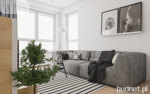 kawalerka by Spacja Studio/ sofa Piero Adriana Furniture